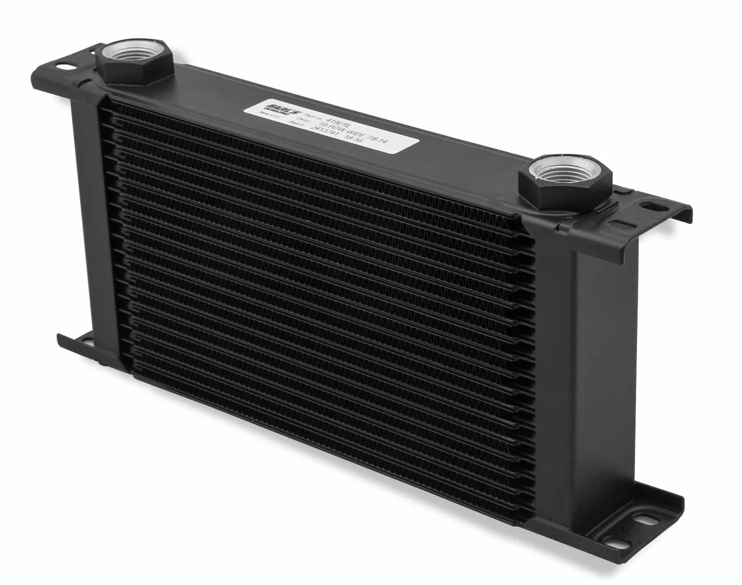 Earls UltraPro Oil Cooler 19 Rows Wide Cooler 10 O-Ring Boss Female Port -419ERL